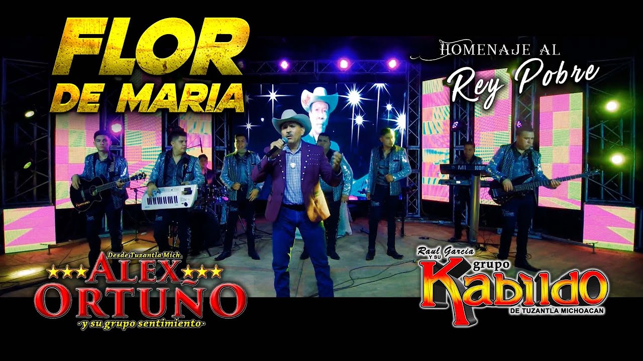 Raúl García y su Grupo Kabildo de Tuzantla Michoacan - Flor de María Ft. Alex Ortuño