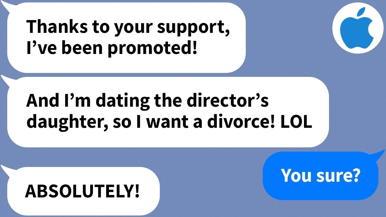 【Apple】After supporting him for 15 years, my husband cheats on me with the director's daughter so..
