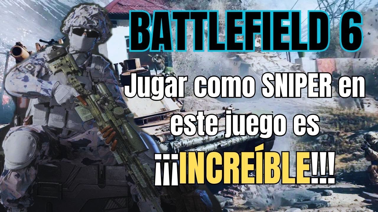 ¡¡¡La MEJOR CLASE de SNIPER de Battlefield 6!!! - ¡¡¡DOMINA el campo de guerra!!!