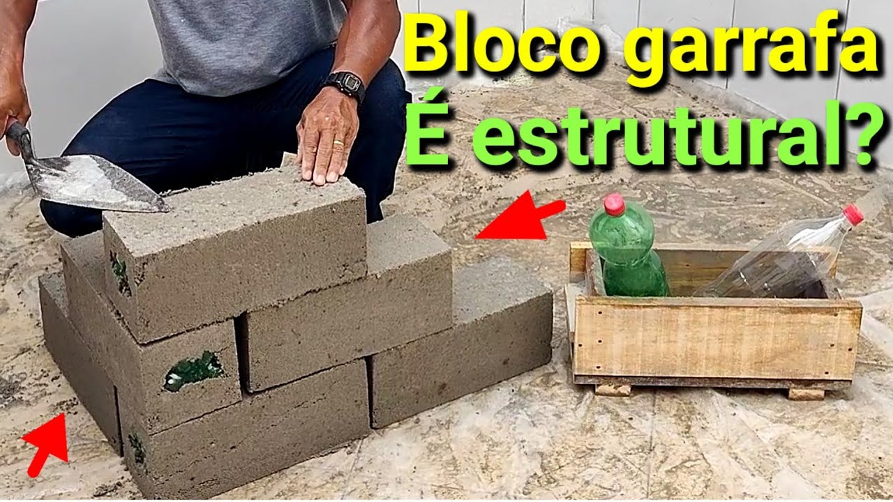 Fazer laje com blocos de garrafa, pode?@escutaoveio
