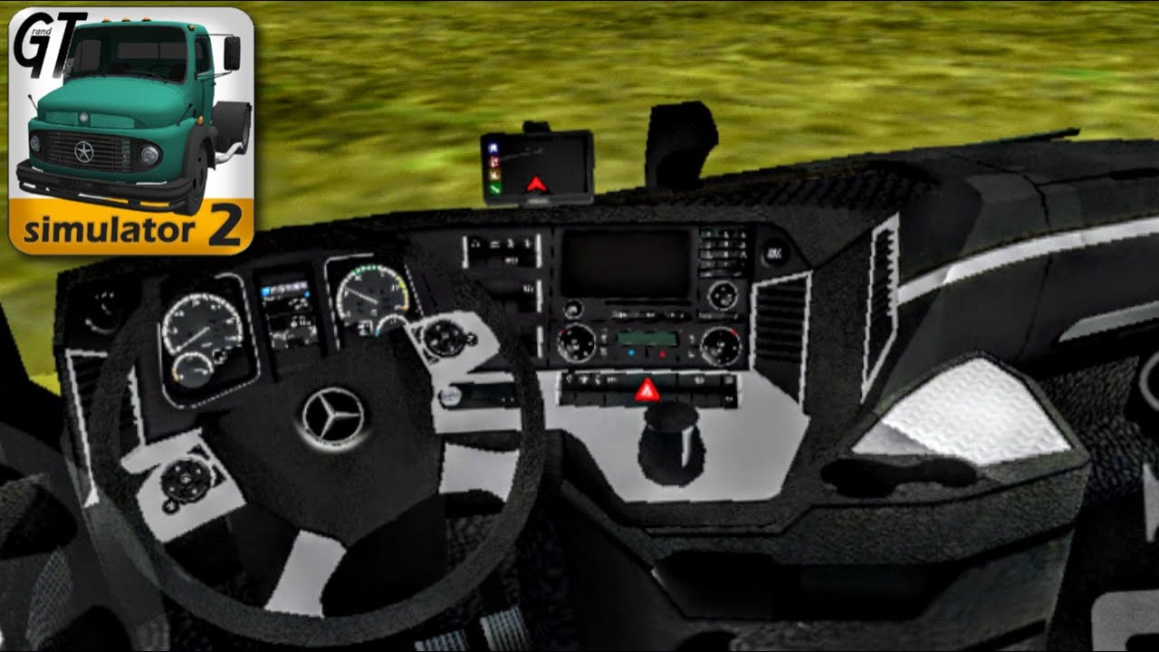 SKIN DE INTERIOR DE MERCEDES BENZ ACTROS PARA GRAND TRUCK SIMULATOR 2!