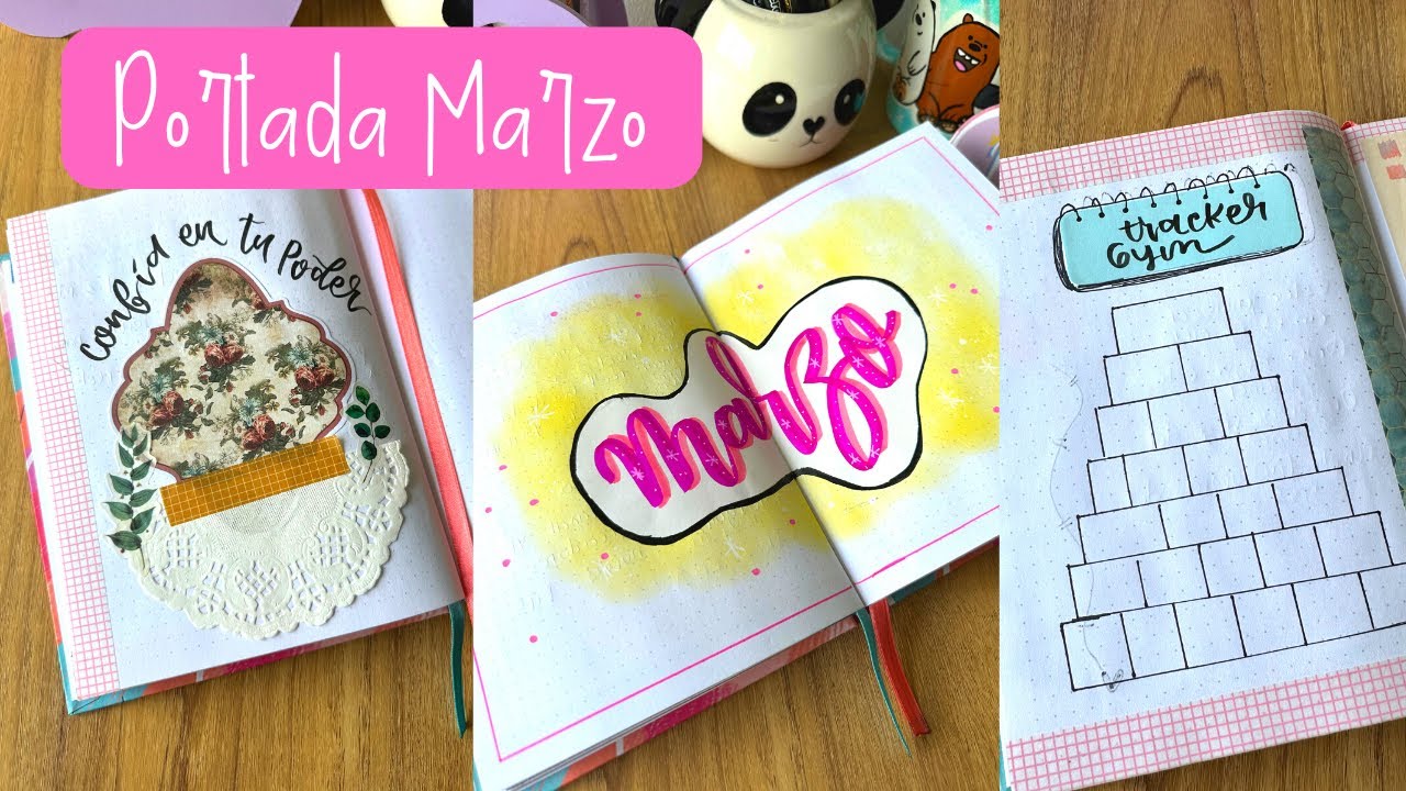 PORTADA BULLET JOURNAL MARZO - Mi mes