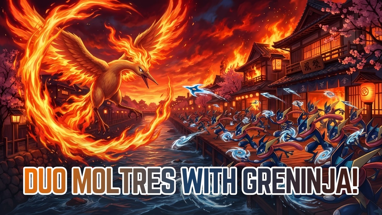DUO! Moltres DEFEATED by Greninja Troops!