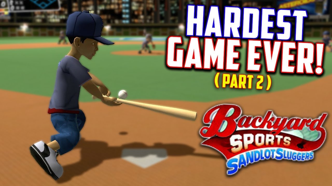 Playing The Worlds HARDEST Baseball Game... Again! Backyard Sports : Sandlot Sluggers