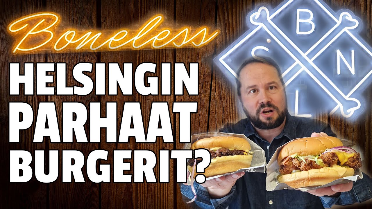 HELSINGIN PARAS BURGER TESTISS&Auml; - BONELESS SMASH