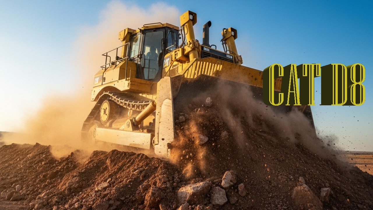 EARTH MONSTER! Cat D8 Levels a Hill in Minutes