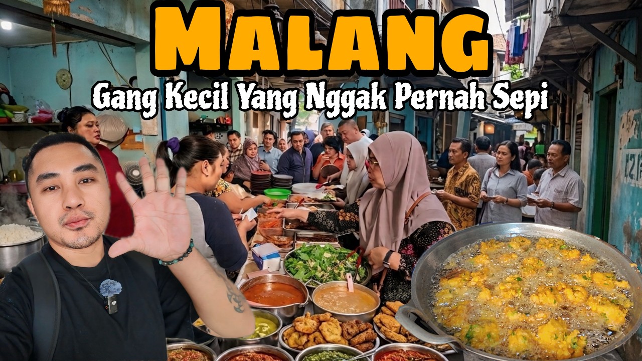 Gang Kecil Yang Nggak Pernah Sepi || Kuliner di Pasar Among Tani Kota Batu || Kuliner Malang