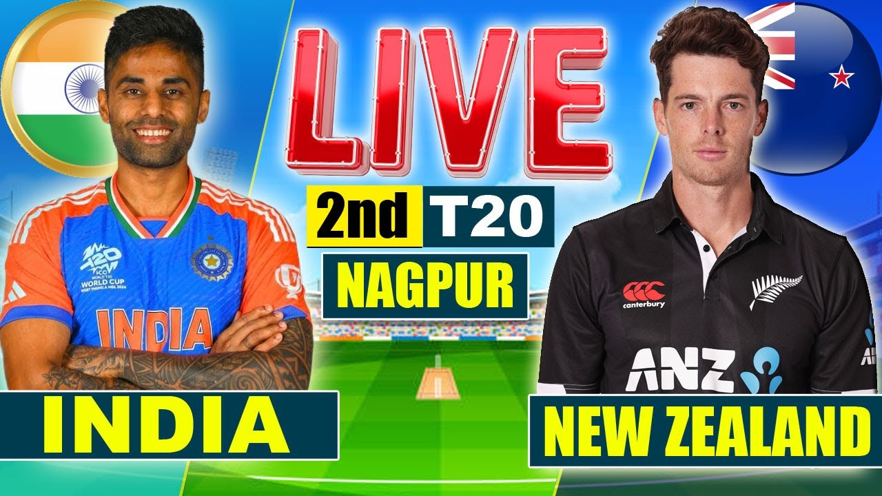Live IND Vs NZ T20 Match | Live Cricket Match Today| IND vs NZ 2nd T20 Live 2nd innings last 3 over