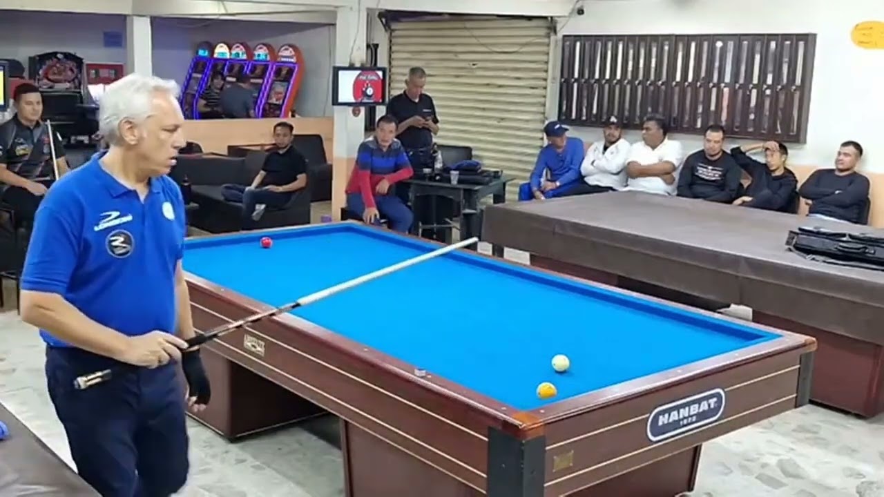 Marco Zanetti VS Ubaldito Sanchez | Partida de exhibici&oacute;n en billar alonso .