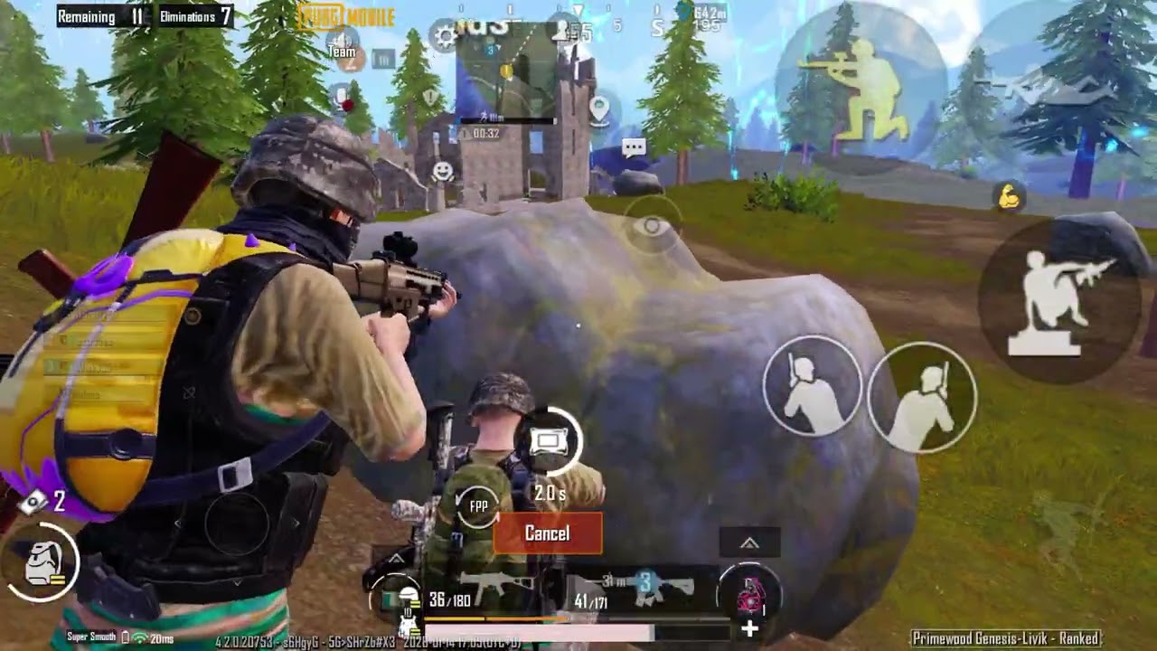 Pubgmobile livik gameplay fight for chicken dinner last circle