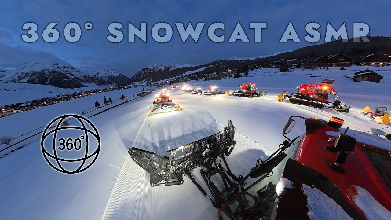 Non Guardarlo se Non Vuoi Addormentarti ❄️ Snowcat ASMR 360° (8K UHD)