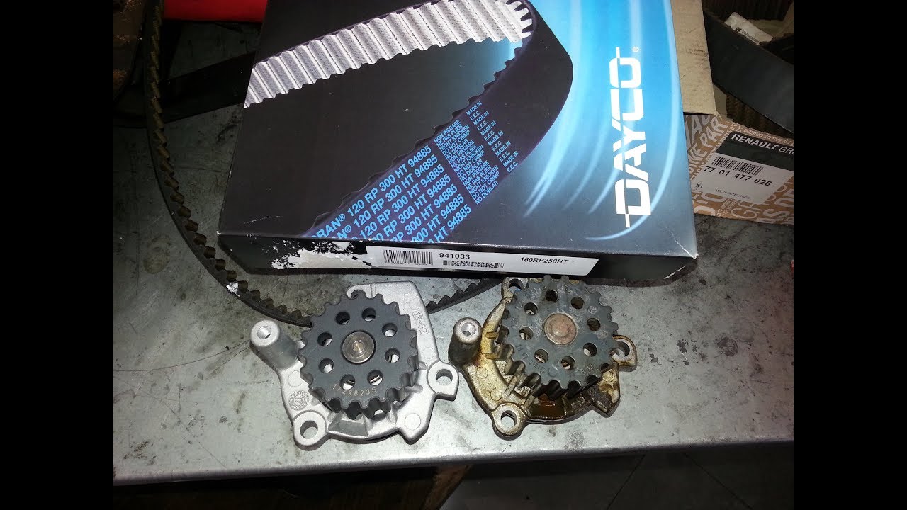 Changement le Courroie de Distribution + Pompe a Eau GOLF 6  1.6TDI