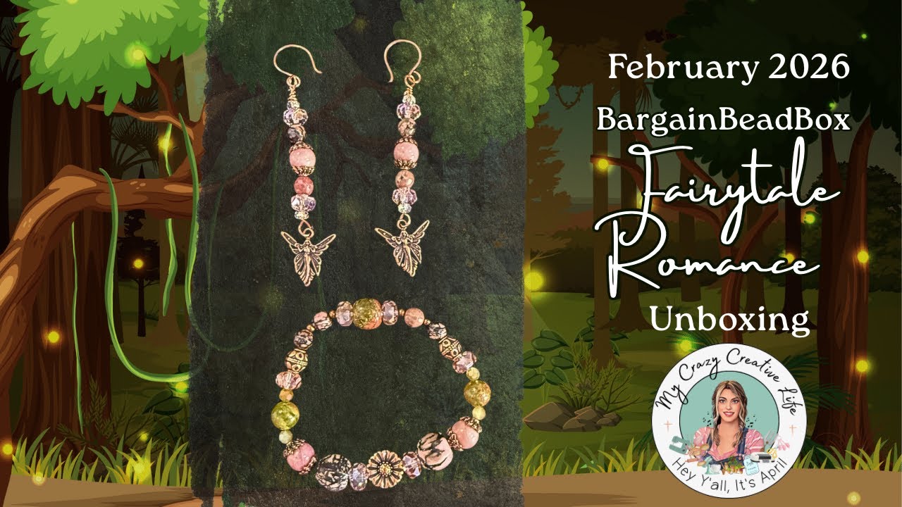 💝 Bracelet and Earrings to match the Valentine’s Necklace Feb 26 BBB #bargainbeadbox 