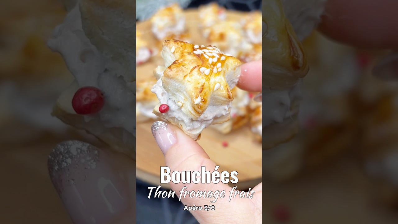 Bouchées apéritives thon fromage frais 