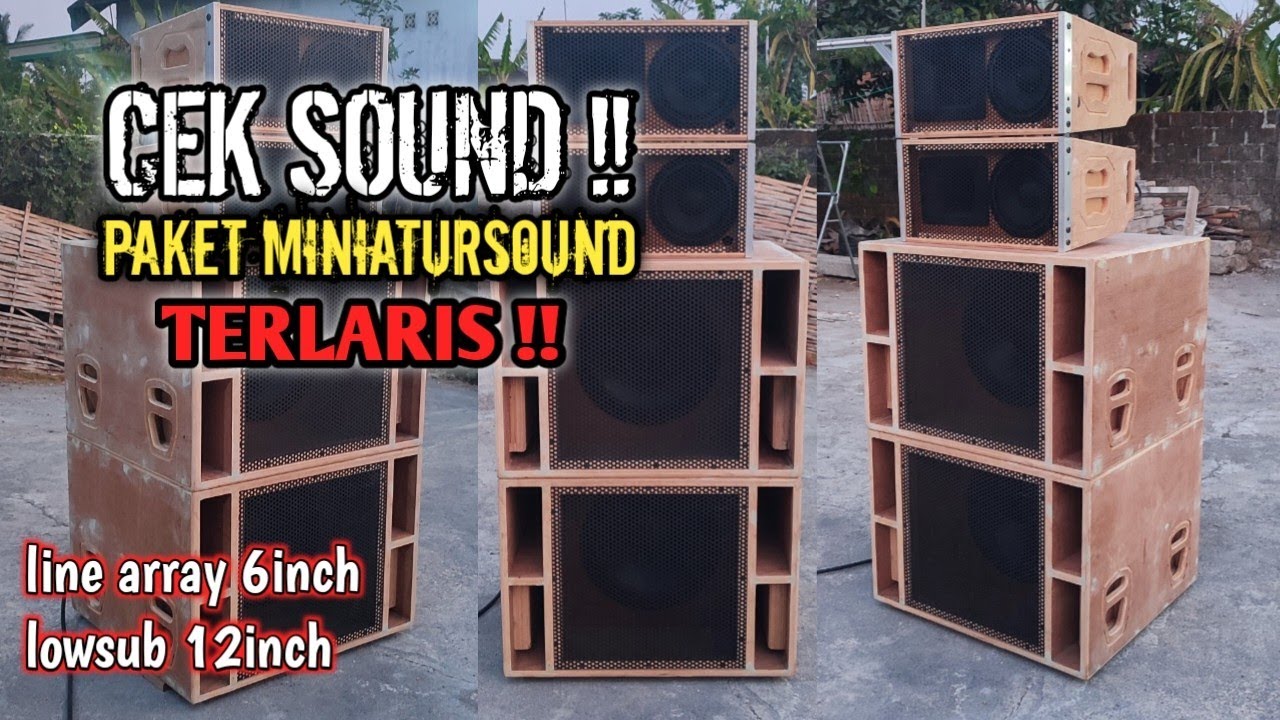 CEK SOUND PAKET MINIATUR TERLARIS !!