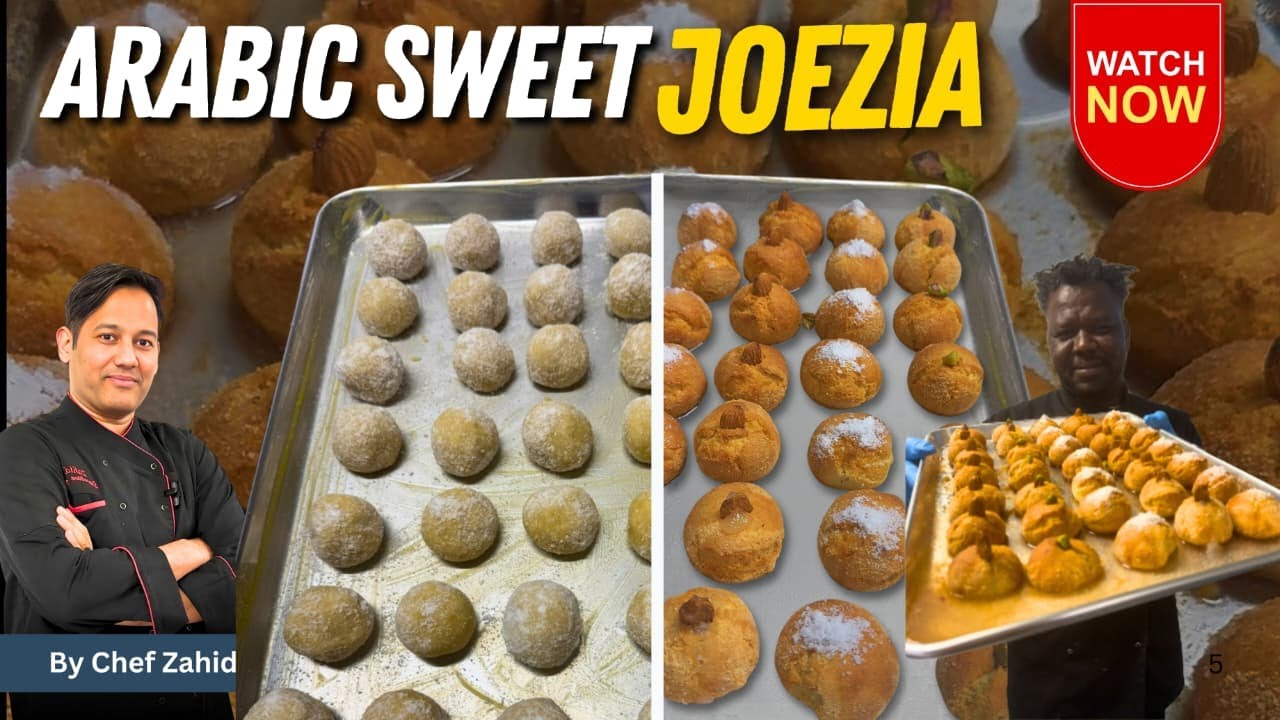 joezia sweet recipe ~ arabic sweet recipe ~ by chef razaq & chef zahid