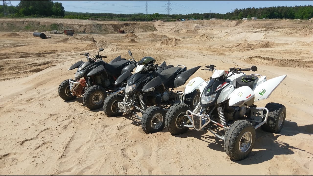 Wiosna z QuadSquad 2018 Lucky Star Triton 250 / 300 / 450  Żwirownia Tyłowo