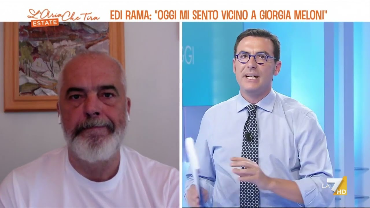 Edi Rama elogia Giorgia Meloni: 