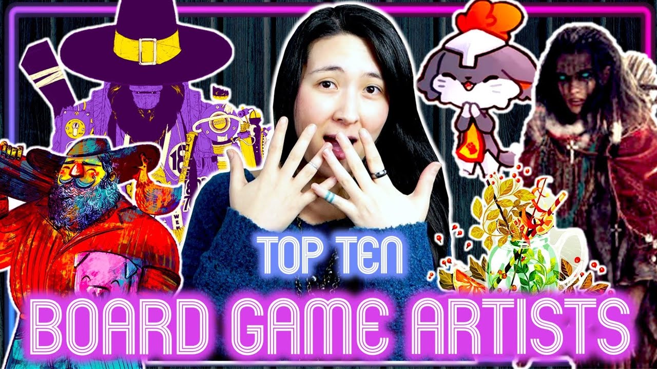 Top 10 BOARD GAME ARTISTS 🎨🖌️ | SIMP City Ep. 0 😉