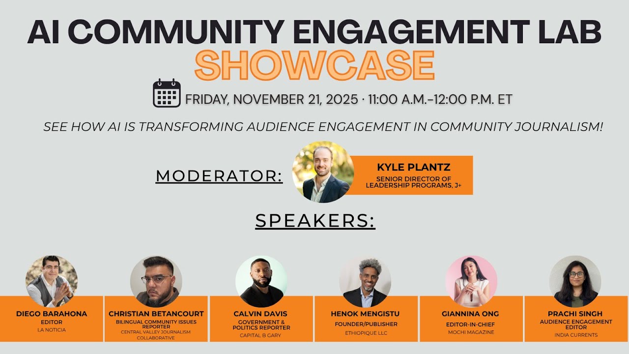 AI Community Engagement Lab Showcase
