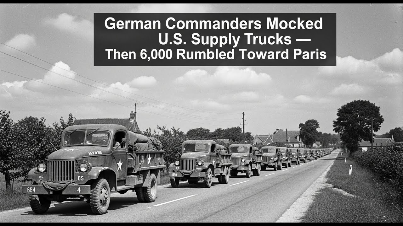 German Commanders Mocked U.S. Supply Trucks—Then 6,000 Rumbled Toward Paris