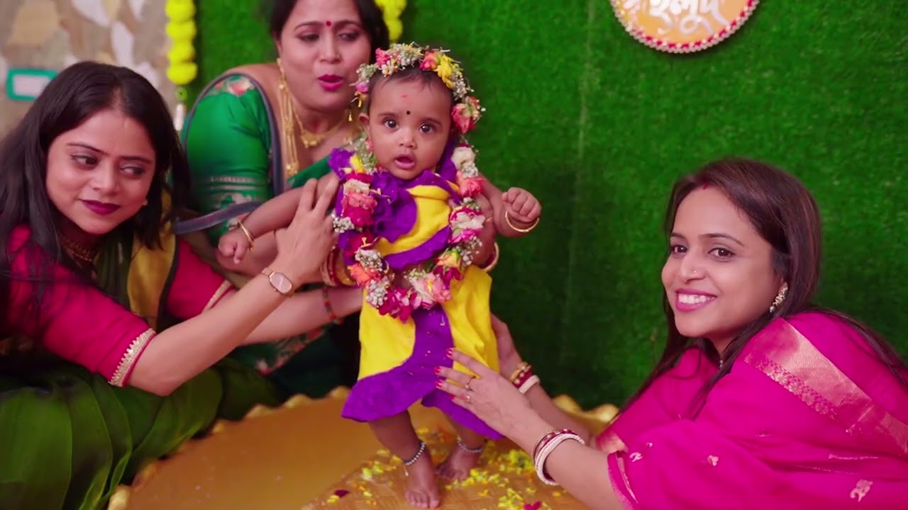 Annaprashan Sanskar I Aadhya's first rice ceremony 