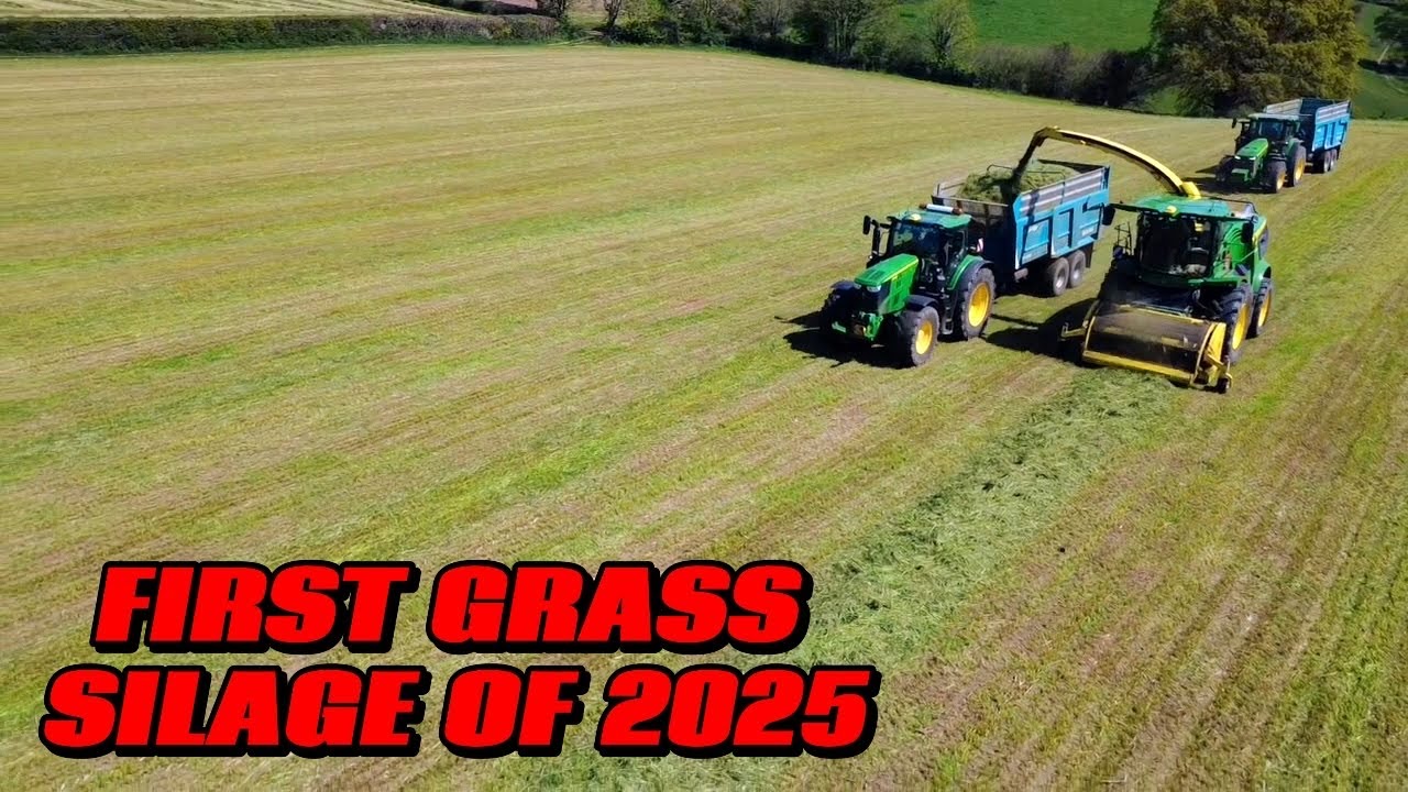 FIRST GRASS SILAGE OF 2025!