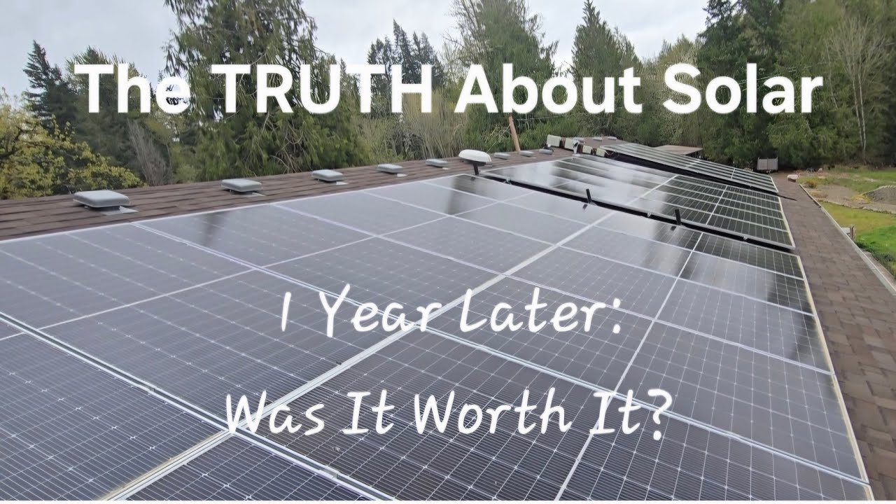 Sungold Power Solar Panel System 1 Year Review #sungoldpower