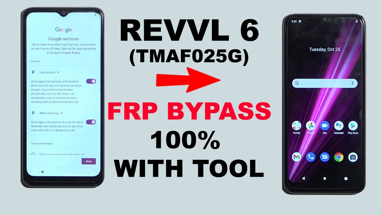 Обход FRP T-Mobile REVVL 6 2025 (последний метод &mdash; 100% рабочий)