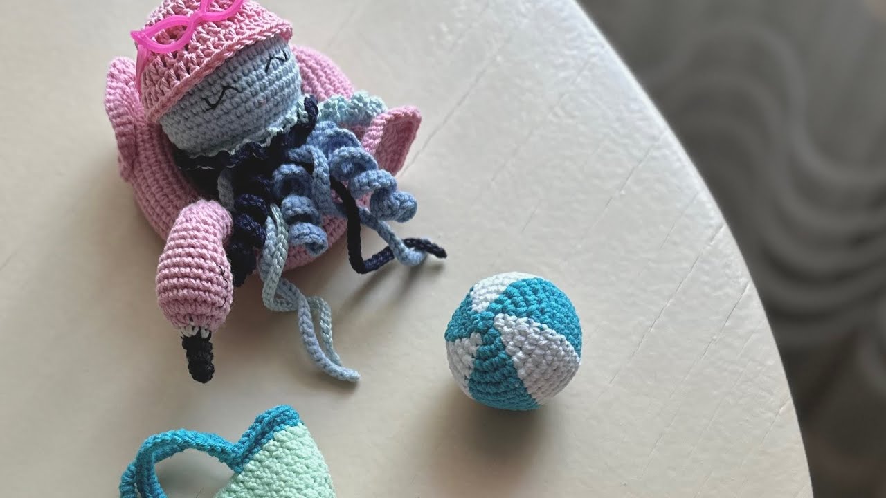 tutorial: crochet BEACH BALL / вʼязаний ПЛЯЖНИЙ МʼЯЧ