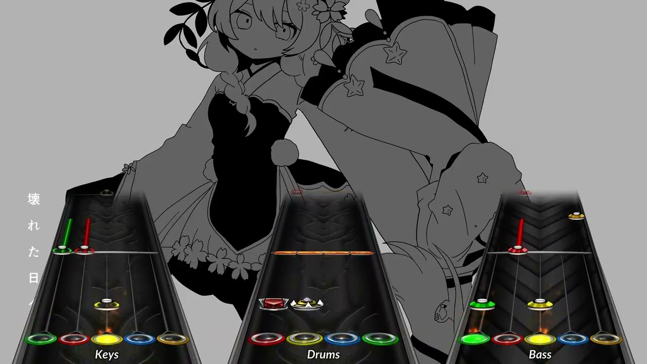 Inabakumori - Harunanshiki (Clone hero) 稲葉曇『春難色』Vo. 彩澄しゅお & 彩澄りりせ