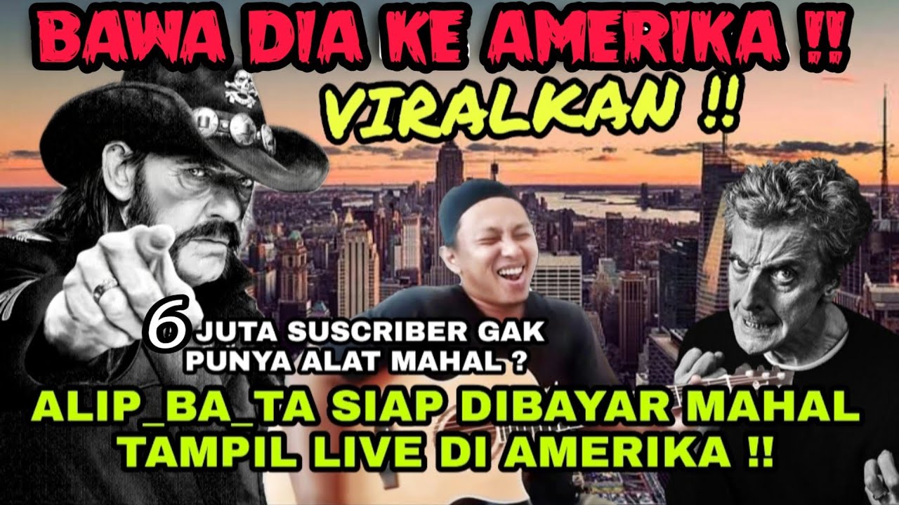 BOS AMERIKA SIAP BAYAR MAHAL ALIP BA TA TAMPIL LIVE ‼️