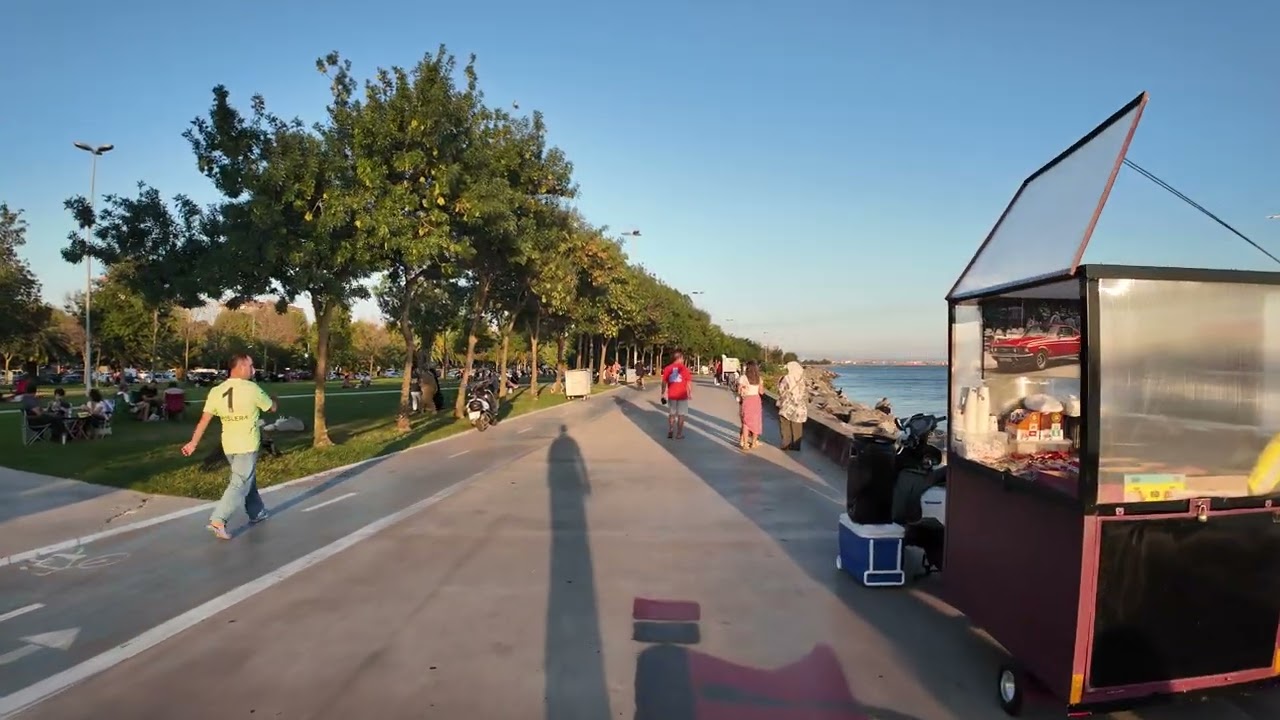 Istanbul Sunset Beach Walk 🇹🇷 Türkiye - Kartal City