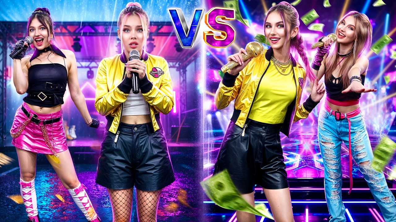 Πλούσιο εναντίον Φτωχού Κοριτσιού της K-pop! Η Μεταμόρφωσή μου σε Αστέρα της K-pop