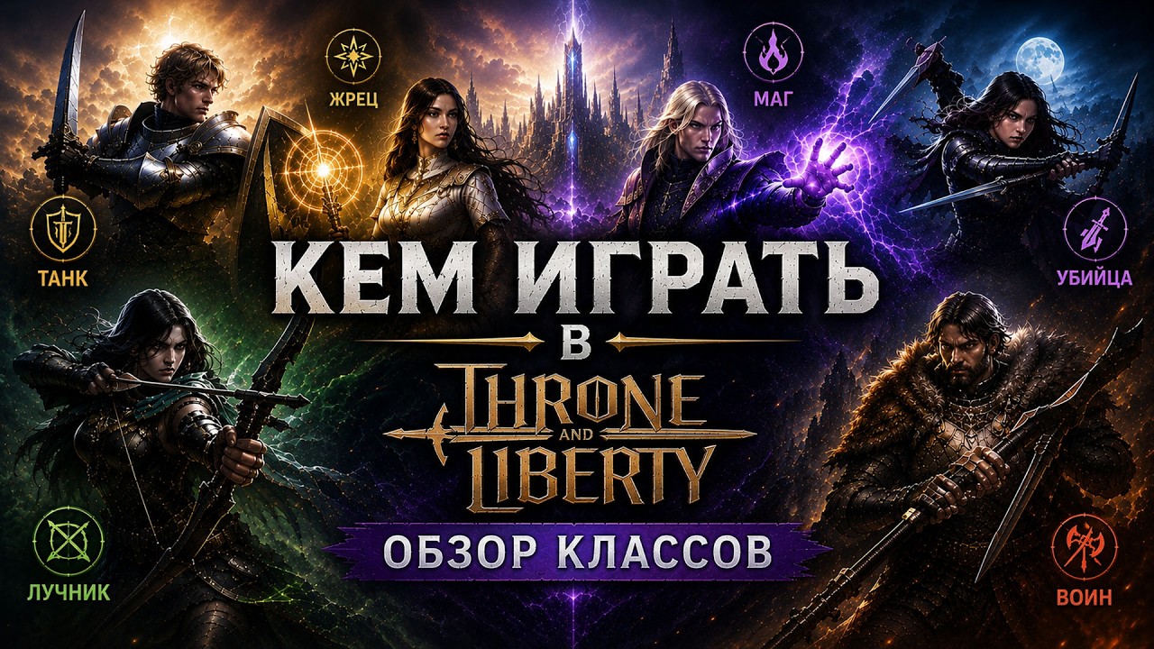 Кем играть в RU TL? Обзор классов для ПВП и ПВЕ в Throne and Liberty