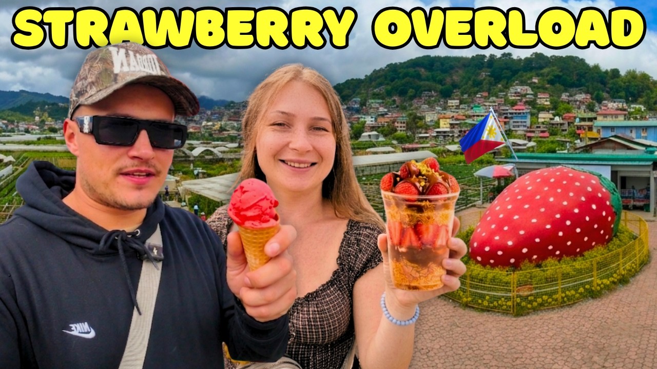 Мы съели все блюда из клубники в Багио 🇵🇭