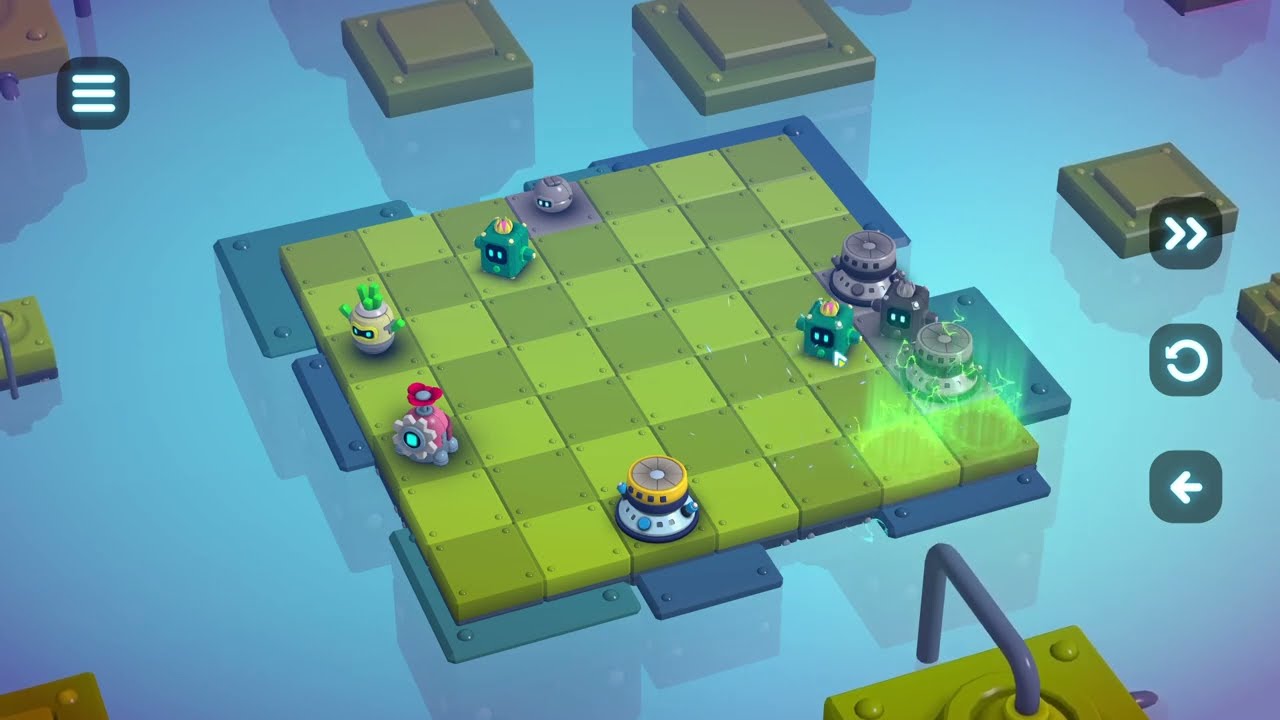 Tiny Robots Portal Escape - Garden Merge Levels 21-30