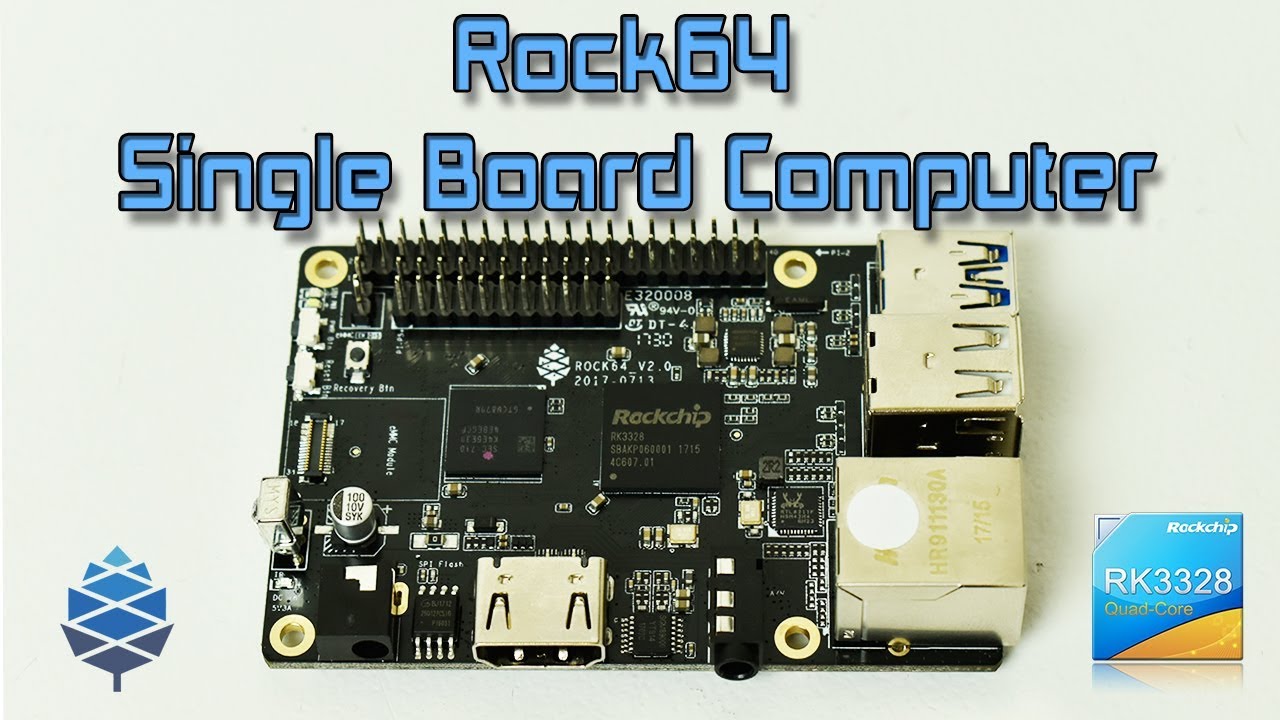 ROCK64 First Look And Android Test New Single Board Computer
