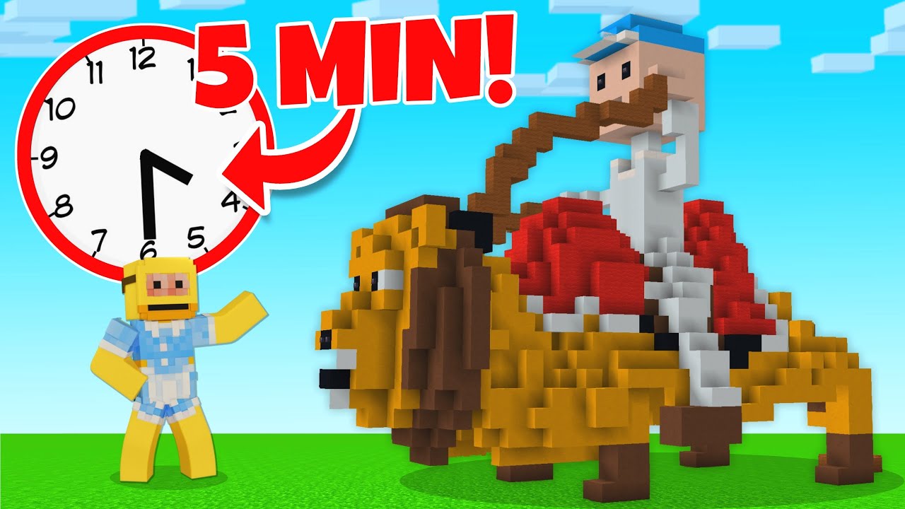 Om De 5 MINUTEN RUILEN Van BOUWWERK! - Minecraft