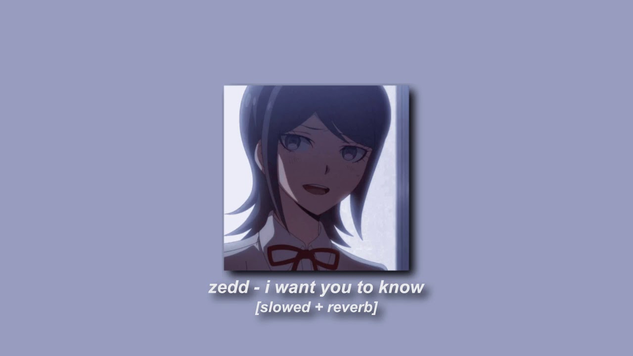 zedd, selena gomez - i want you to know [slowed + reverb]