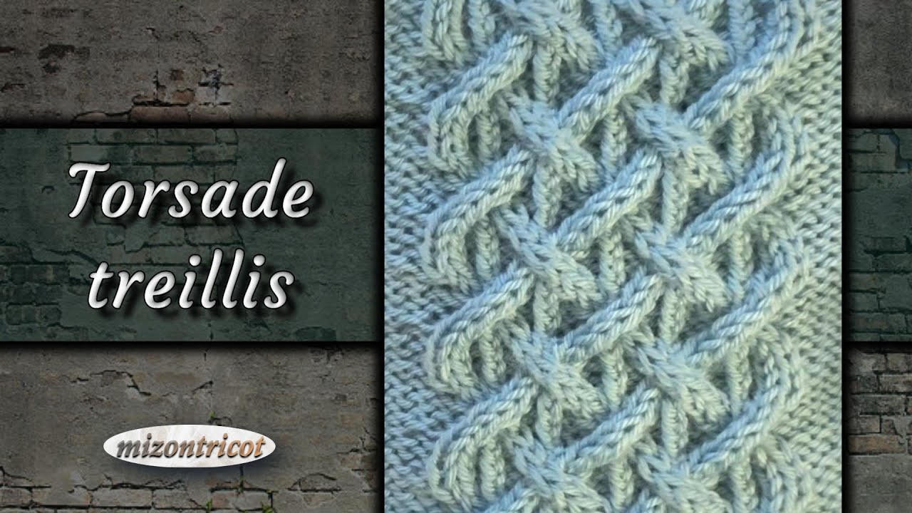 [Tricot] TORSADE TREILLIS 🐑
