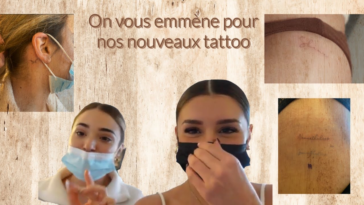 VLOG : NOS NOUVEAUX TATOUAGES (hanches et dernière l’oreille)
