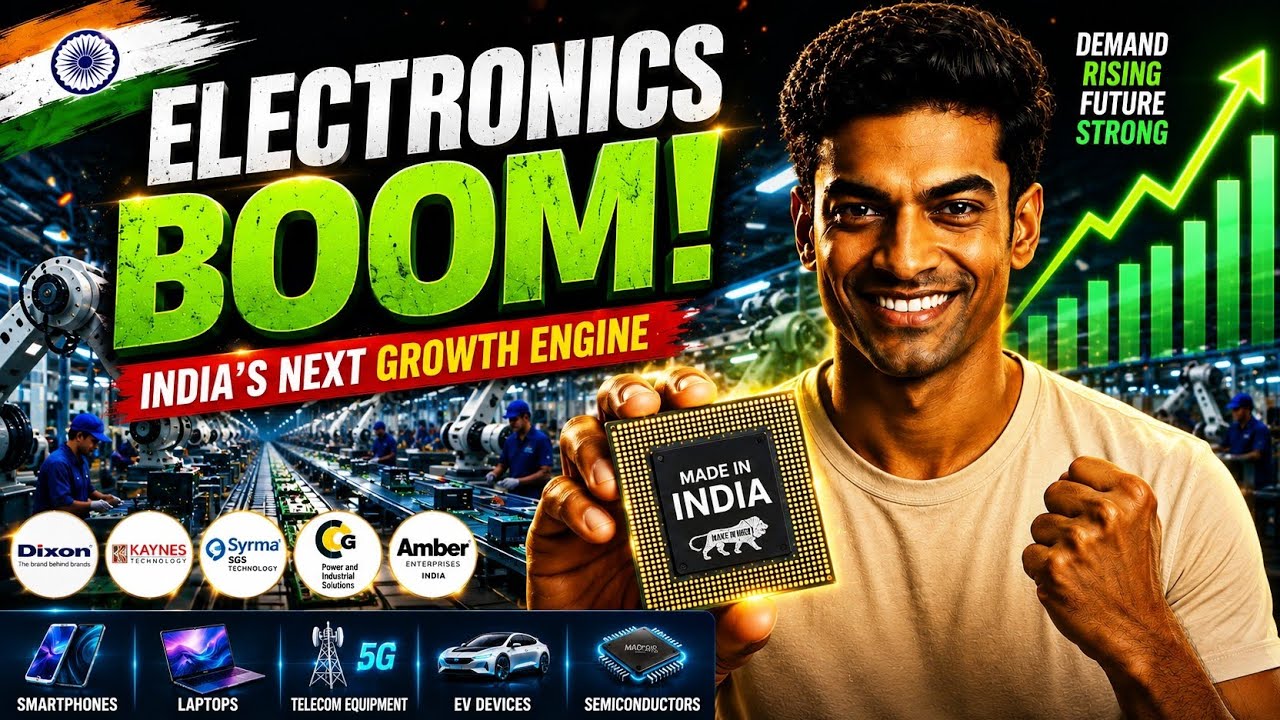 India&rsquo;s Electronics Boom 2026 🚀 | These Stocks Could Be the Biggest Winners!