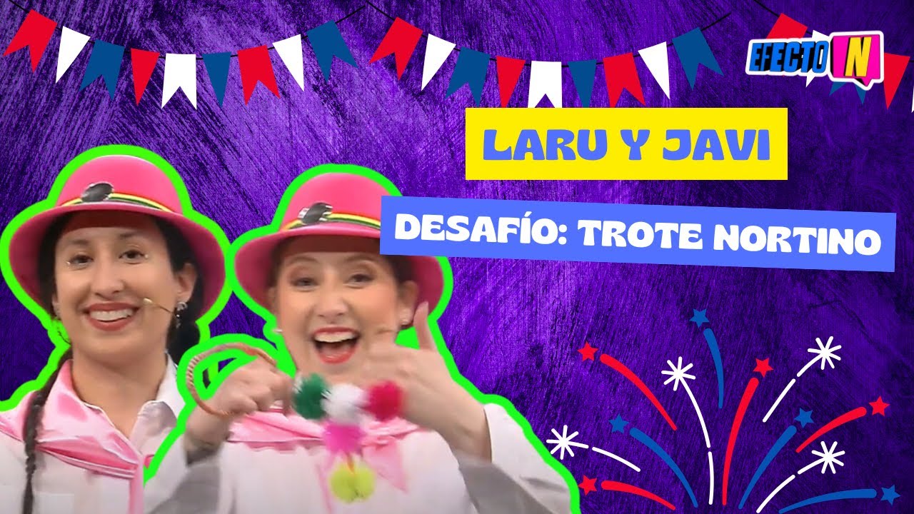 Laru y Javi aprendieron a bailar Trote Nortino