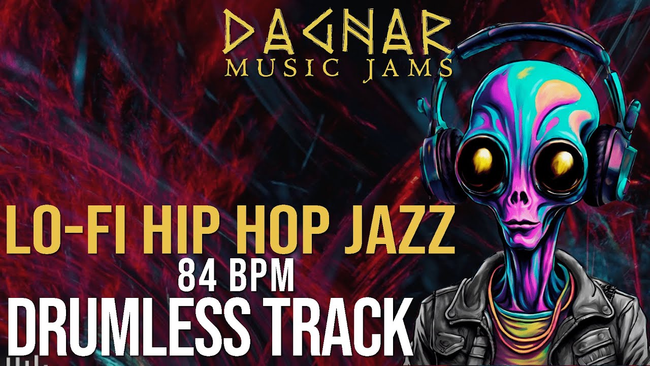 Lo-Fi Hip Hop Jazz - Drumless Track | 84 BPM | No Drums | Backing Track Jam For Drummers