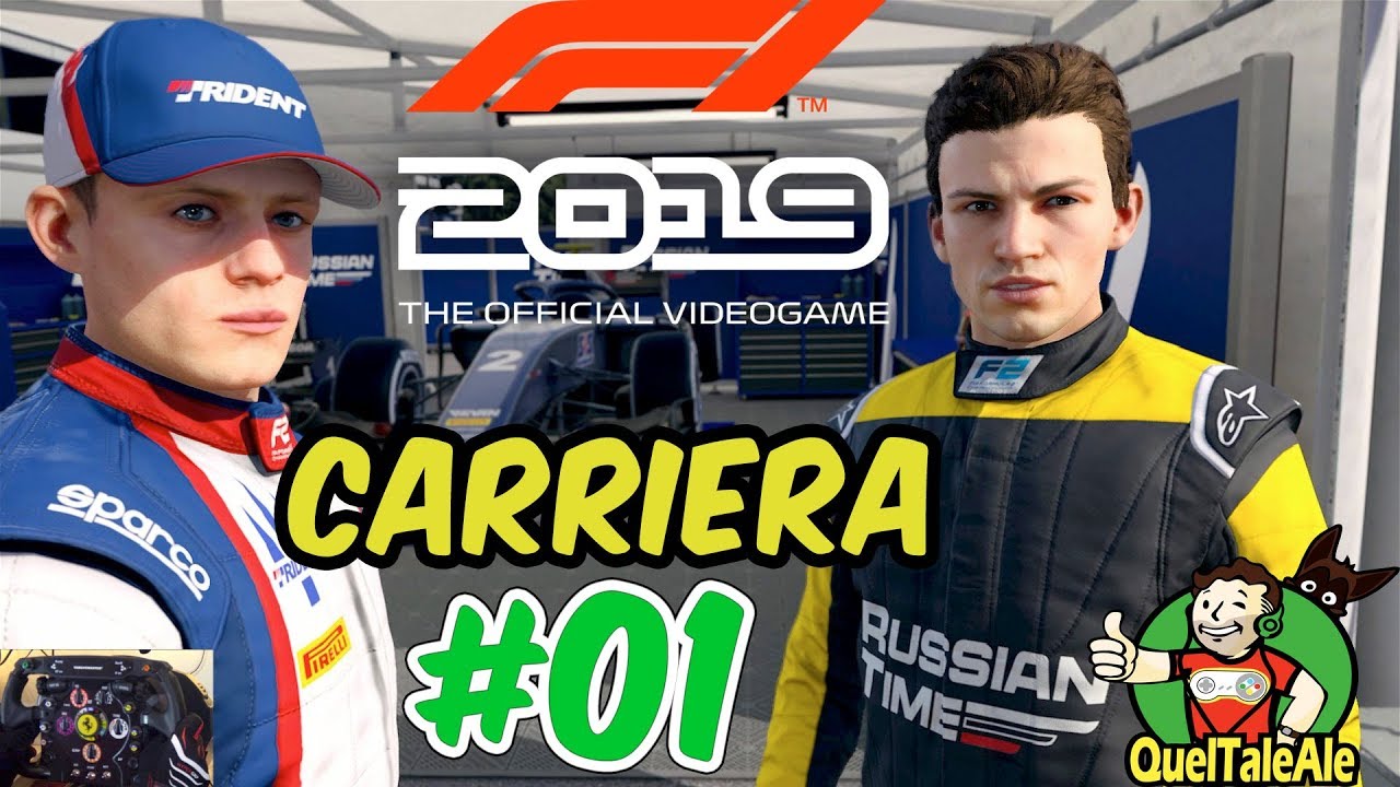 F1 2019 - Gameplay ITA - T300 - Carriera #01 - SPETTACOLARE