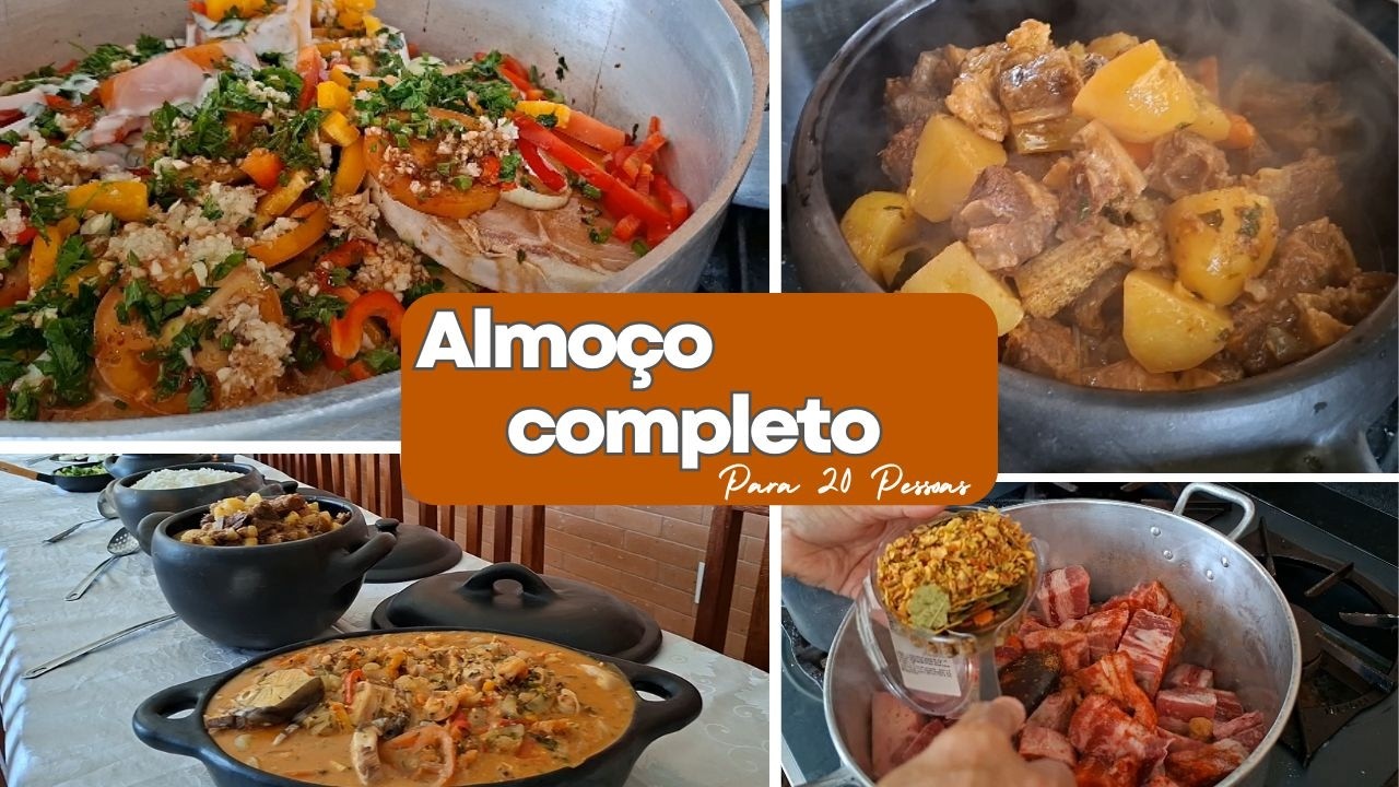“Organizei um almoço para 20 pessoas — veja o cardápio e as dicas que funcionam! 😋🔥”