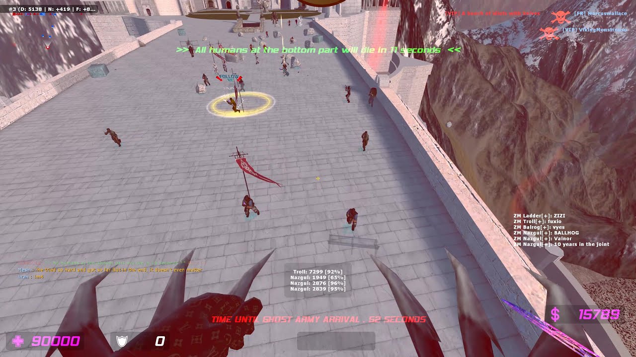 CS:S Zombie Escape ze_lotr_minas_tirith_v3_3 on NiDE