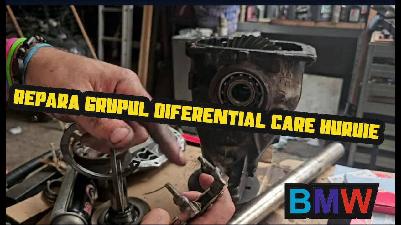 Cum desfaci grupul diferential la BMW   De ce huruie si cum se repara !