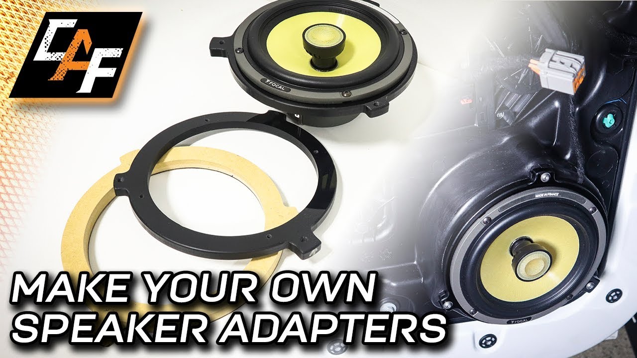 AVOID flimsy! Making THICK Custom Speaker Adapters